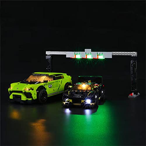 NOTA IMPORTANTE: Questo articolo è solo l'illuminazione a LED per il set di modelli. Tutti i modello di blocco mostrati in foto e video non sono inclusi.