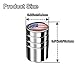 Valve Stem Caps American Flag, USA Black Metal Tire Valve Caps, Universal Dust Proof Stem Covers for Cars, Trucks, Bikes, Motorcycles, Bicycles, Airtight Corrosion Resistant, 8 Pack