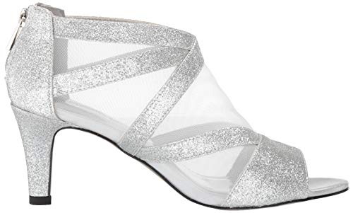 Easy Street Women's Dazzle Pump, Silver Glitter, 8 - Thumbnail 6