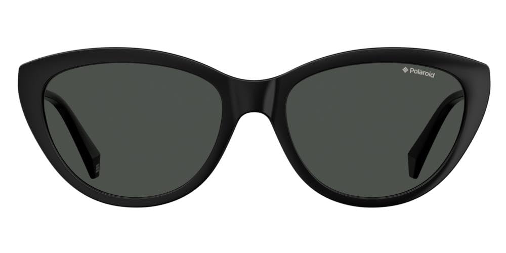 Polaroid Uniseks Okulary Przeciwsłoneczne, Czarny, 55
