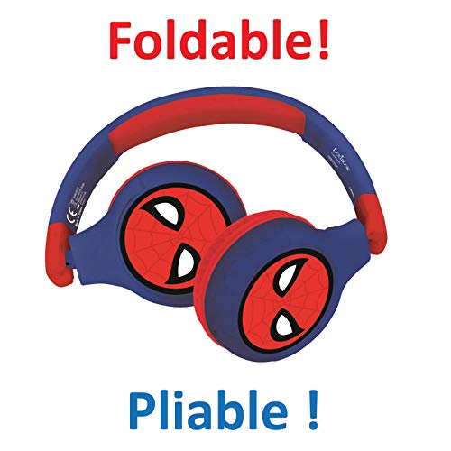 Lexibook- Spiderman-Casque Audio Enfant 2-en-1 Bluetooth Stéréo, sans Fil, Filaire, Son limité, Pliable, Ajustable… - Les Beatles, Paul McCartney, John Lennon, RIngo Starr, George Harrison Lexibook- Spiderman-Casque Audio Enfant 2-en-1 Bluetooth Stéréo, sans Fil, Filaire, Son limité, Pliable, Ajustable… – Image 5