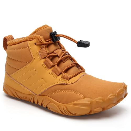 Mabove Barfußschuhe Kinder Winter Jungen Mädchen Barfussschuhe Winterschuhe...