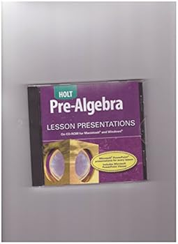Hardcover Lesson Presentations CD-R Pre-Alg 2004 Book