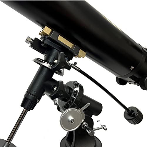 Image of SpectrumOI Telescope for Adults and Kids, 102mm (4 inch) Refractor Telescope, Beginner Telescope for Adults and Kids 8-12, EQ Mount Telescope, Telescopio Profesional with Phone Adapter Wireless Remote