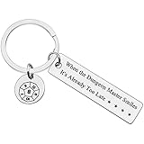 Ximalun Dungeon Master Gift Keyring DM Gifts When The Dungeon Master Smiles It's Already Too Late Keyring RPG Gamer Gift DND Player Gift Dungeons Geek Gift - Image 1