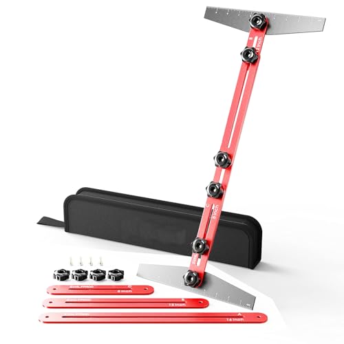 Stair Tread Staircase Step Treads, New Version Stainless Steel Measuring Tool Solid Stair Tread Gauge