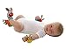 Minetom 2SET brillante bebé infantil Kids Lamaze suave muñeca calcetines del pie del juguete buscador Rattle Manos alza Correa de muñeca + Calcetines A Una Talla