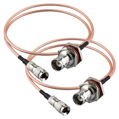 Câble DIN 1.0/2.3 mâle vers BNC femelle RG179 pour résoudre les pertes de signal vidéo