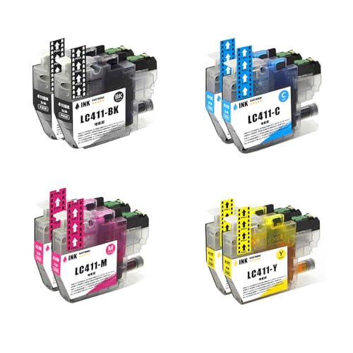 brother LC411-4PK インクカートリッジ 4色入り　2個セット ブラザー工業 LC411-4PK brother 純正インクカートリッジ 4色