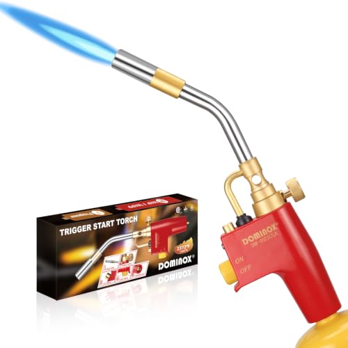 Image of Propane Torch Head, High Intensity Trigger Start Gas Torch, Red