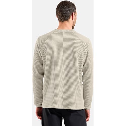 Camiseta de senderismo manga larga para hombre Odlo Midlayer Cubic ropa de montaña comoda 5