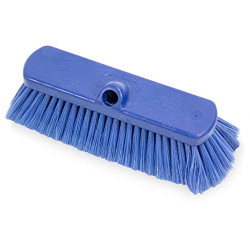 Image of SPARTA 41278EC14 Flo-Thru Plastic Wall Scrub Brush, Equipment Brush With Soft Nylex Bristles For Industrial Kitchens, Hospitals, Commercial Cleaning, 4 Inches, Blue, (Pack of 12)