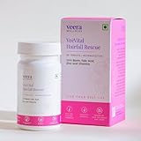 Veevital Hairfall Rescue for Hair Loss|30 Day Pack|Contains Biotin, Zinc, Folic Acid & Essential Vitamins|30 Tablets, 50 Grams.