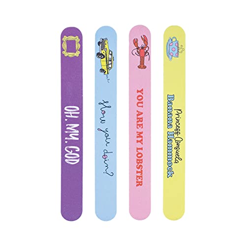 Paladone Friends Beauty Nail Files Set of 4 - Officially Licensed Merchandise
