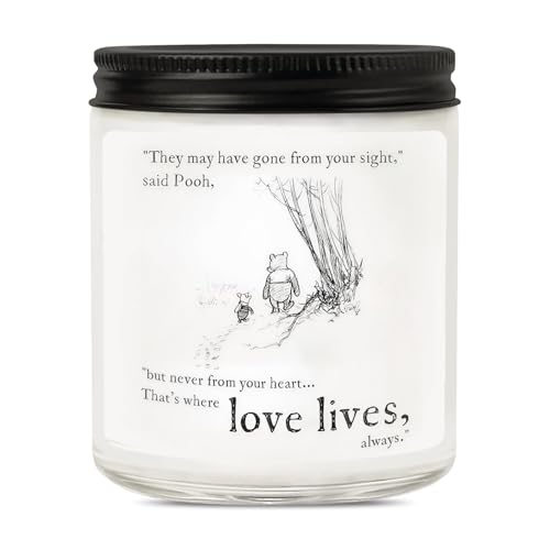 Sympathy Gift Candle Memorial Candle Lavender Scented Soy Candles Thinking of You Gifts for Loss of Loved One Condolence Bereavement Remembrance Gift for Grief Mourning 3.5oz