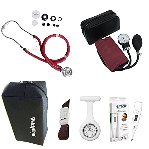 Kit Para Est&aacute;gio De Enfermagem Completo (Vinho)