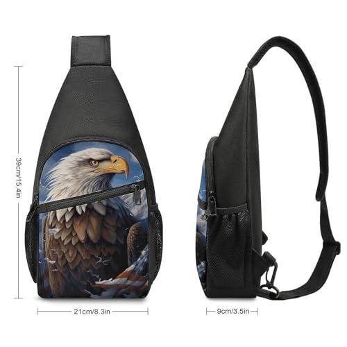Morrales Sling Bag ligero para hombro y viaje miniatura 2
