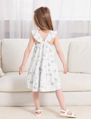 Hipea Toddler Baby Girls' Dresses Outfits Sleeveless Backless Colour Block Dress Kids Casual Beach Dresses4