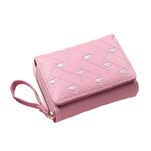 Wallets for Women Cute Wallet Lady Wallet Purse Womens Wallet Small Women Leather Wallet Coin Purse Coin Purse(Pink)