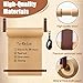 11.8” Kraft Wall Mounted Paper Roll Holder Dispenser Kit with Cutter, Larbeti Butcher Paper Roller Hanger for Offices, Cafés, Kitchens, Restaurants to Create Lists, Memo Board, DIY Painting