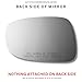 Passenger Side Mirror Replacement Glass + Adhesive Pads for 2008-2012 Lexus ES350 Rigth Side View RH - Fits Auto Dimming Mirror Only (2008 2009 2010 2011 2012 08 09 10 11 12)