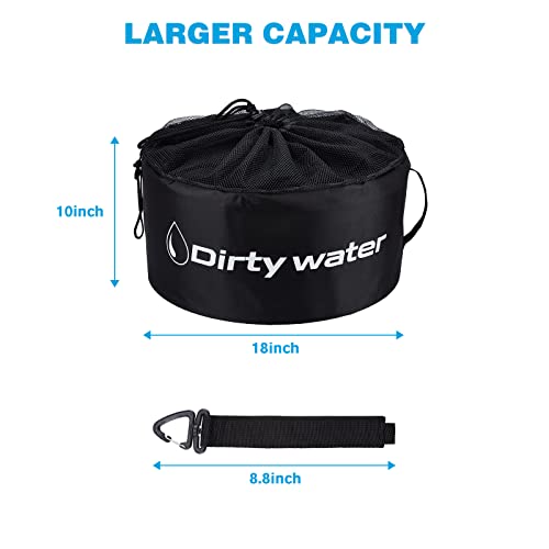 Rv Hose Storage Bags 4-Pack, Waterproof Camping Accessories Bags For Travel Trailer Storage And Organization, Sewer Hoses, Fresh/Black/Water Hoses, Electrical Cords, 4 Colors With 4 Storage Straps #TOP3