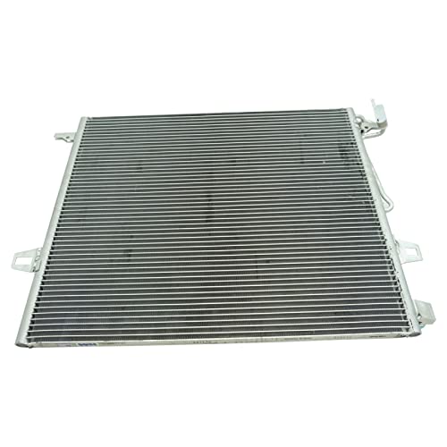 Image of TRQ A /C Condenser & Receiver Drier Assembly for 06-13 Mercedes-Benz ML350 07-12 GL450 08-12 GL550 10-12 GL350 11 ML450 08-11 ML550 06-11 R350 07-11 ML63 AMG 07-09 R320