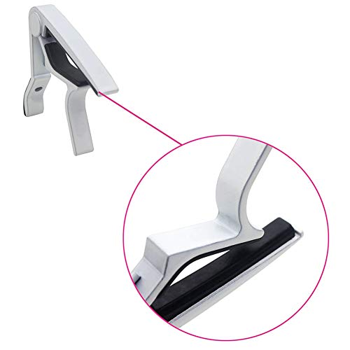 MULOUTSPO Accessoires de Guitare Capo Universels Clé de Serrage une Changement en Alliage D’Aluminium MéTal Acoustique… - Les Beatles, Paul McCartney, John Lennon, RIngo Starr, George Harrison MULOUTSPO Accessoires de Guitare Capo Universels Clé de Serrage une Changement en Alliage D'Aluminium MéTal Acoustique… – Image 8
