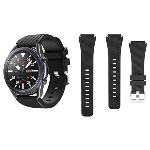 Pulseira Silicone Para Samsung Gear S3 Classic Frontier 22mm - Danet (Preta)
