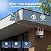 XMARTO Solar Camera Outdoor Wireless, 4 PCs QHD 4MP Wireless PTZ Security Camera System with 4K 10CH Expandable WiFi NVR, All-Weather Solar Charge, Two-Way Audio, PIR Sensor, 360° View, No Monthly Fee