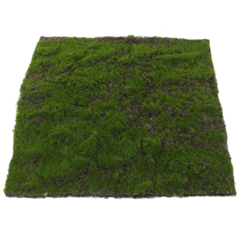 SHOWERORO Alfombra de Césped de Musgo Artificial 30x30 Cm Resistente al Agua y Rayos UV, Césped de Musgo Simulado para Decoración Interior y Exterior, Manualidades y Paisajismo de Jardín
