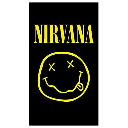 Kopoo Nirvana Smiley Poster, 12in x 18in (297 x 450 mm),Living Room