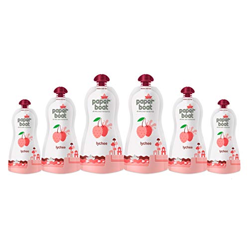 Image of Paper Boat Coconut Water, 200ml (Pack of 6) + Paperboat Lychee Ras, 200ml (Pack of 6)