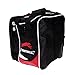 pistro Bowling Ball Tote Bag Handbag/Crossbody Bag with Compartment 28x23.5x31cm - Balck+Red, 28x23.5x31cm