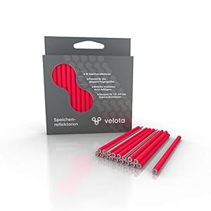 velota Fiets Spaak Reflector [36 Stuks] – 360° Zichtbaarheid – Reflecterend in het Donker – Reflectorset in de Kleur…