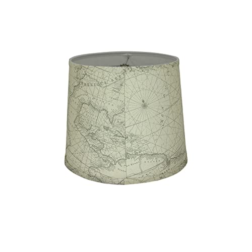 Albert Estate Ltd S340-14WADR World Map Print Lamp Shade,Hardback thumb #1