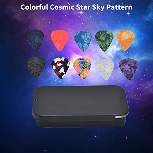 Shanrya Lot de 10 médiators de guitare Motif ciel d’étoile cosmique colorés pour guitare électrique pour banc (0,46 mm… - Les Beatles, Paul McCartney, John Lennon, RIngo Starr, George Harrison Shanrya Lot de 10 médiators de guitare Motif ciel d'étoile cosmique colorés pour guitare électrique pour banc (0,46 mm… – Image 6