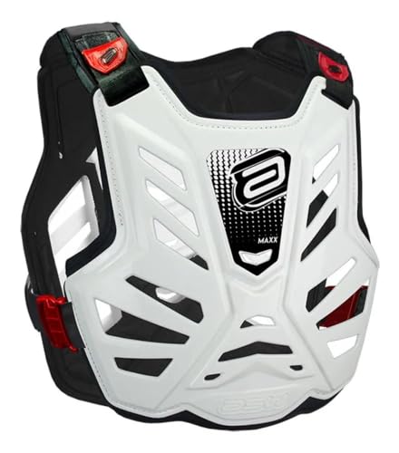 Colete ASW Maxx Lite Branco Preto Cross Motocross Trilha