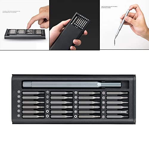 NC Mini kit de chave de fenda 25 em 1 ferramenta manual com caixa de armazenamento Bit de driver mag