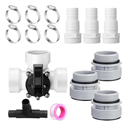 Zynphancer ABS�v�[���_�C�o�[�^�[�o���u�A�_�v�^�[�Z�b�g �� ? �t�B���^�[�|�[�g�ϊ��ɑΉ� ��������Ń����e�i���X�ȑf�� (�z���C�g)
