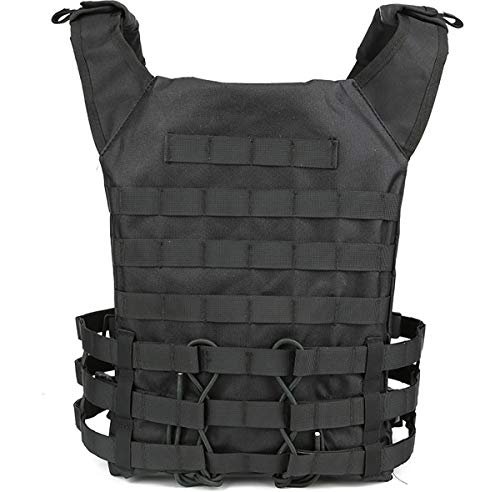 Airsoft Tactical Vest Fishing Hunting Training Clothing Vest Outdoor Jungle Sports Equipment Accessories Jacket (Black) #TOP1