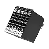 Tinnee 16XL 16 XL Druckerpatronen Kompatibel mit Epson 16XL Epson 16 XL Patronen für Epson Workforce WF-2750DWF WF-2760DWF WF-2660DWF WF-2650DWF WF-2630WF WF-2540WF WF-2530WF WF-2510FN WF-2010W