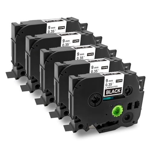 Sluxjet ݊ s[^b` e[v 9mm n TZe-325 Tz-325 ev uU[H s[^b`L[u P-touch ėp e[vJ[gbW 8m P^b` @Ή PT-P710BT PT-2500PC 5Zb