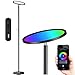 Produktbild Torkase Smart Stehlampe LED Stehleuchte Kompatibel mit Alexa und Google Home - 25W 2000lm RGB Farbe ändern Deckenfluter WiFi Dimmbar Nach oben und Unten Leselampe für Wohnzimmer Schlafzimmer Büro