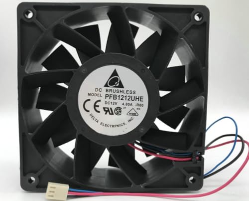 PFB1212UHE Cooling Fan 12V 120mm 12038 for PFB1212UHE 4.80A 120x120x38mm Fan