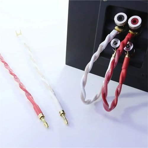 4pcs Cable de audio para altavoces 20cm miniatura 4