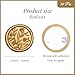 UNIQOOO Wax Seal Stickers - 3D Floral Wedding Invitation Envelope Seal Sticker, 50 Pcs Self- Adhesive Flower Antique Gold Stickers, Perfect for Invitation, Christmas, Gift Wrapping
