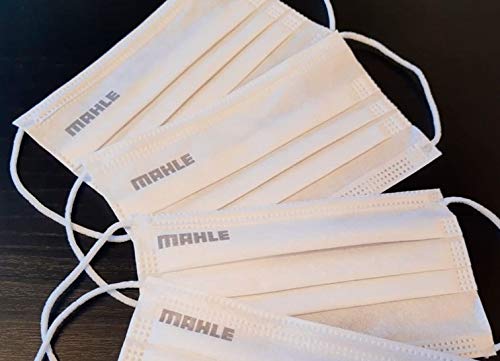 Máscara Facial Camada Dupla Proteção Com Elástico e Clip Nasal Ajuste no Nariz Caixa Com 40 Unidades