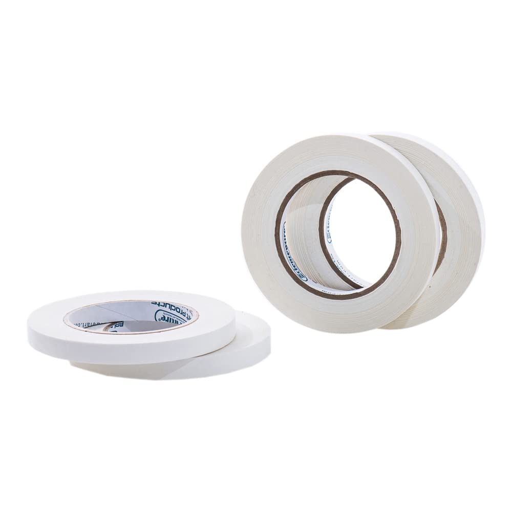 Bel-Art Products F13483-0075 White Write-On Label Tape, 3/4 x 40 yd. (Pack of 4)