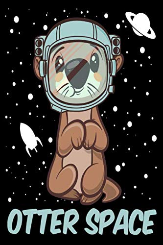 Otter Space: Otter Journal Notebook Diary: 120 Lined, Wide Rule Pages